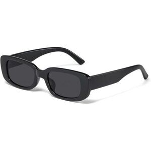 JASPIN Rectangle Sunglasses for Women Men Trendy Y2k Retro 90s Sun Glasses UV400